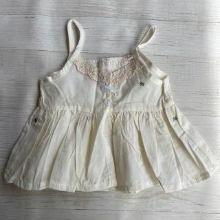 ベビー服　キャミワンピ トップス　女の子　子供服(ワンピース)