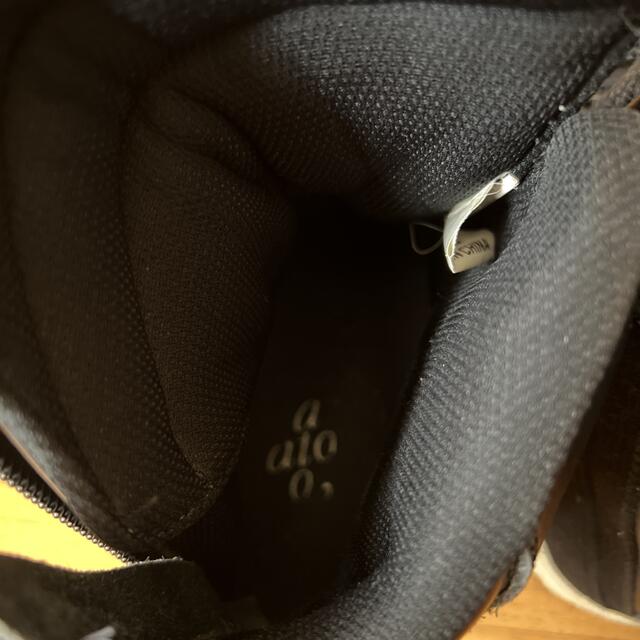ato - ato バックジップ レザー ハイカットスニーカー の通販 by ato - ato バックジップ レザー ハイカットスニーカー の通販 by