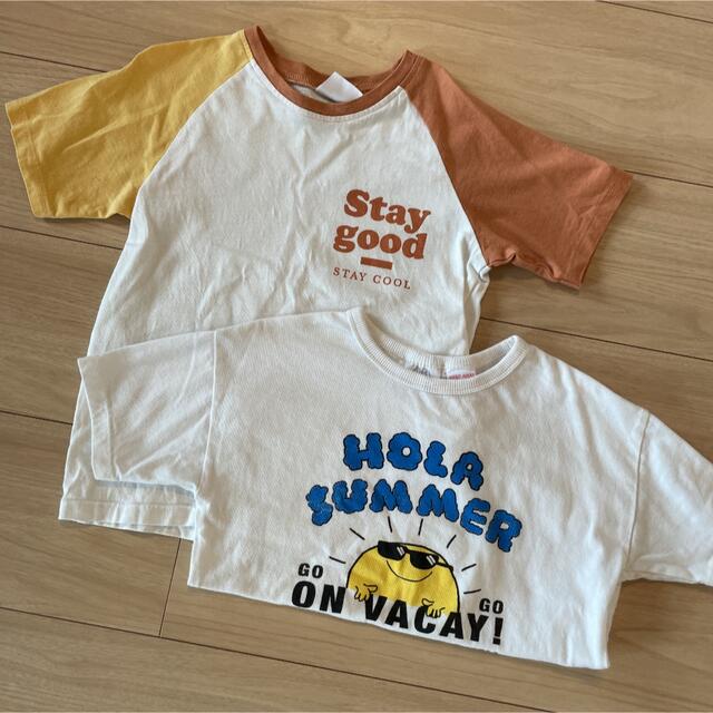 ZARA KIDS(ザラキッズ)のZARA 半袖Tシャツ　98cm 2枚セット キッズ/ベビー/マタニティのキッズ服男の子用(90cm~)(Tシャツ/カットソー)の商品写真