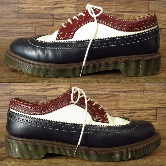 Dr.Martens(ドクターマーチン)のセーブライオン様専用 ドクターマーチン 限定 トリコロール シューズ UK7 メンズの靴/シューズ(ブーツ)の商品写真