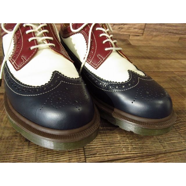 Dr.Martens(ドクターマーチン)のセーブライオン様専用 ドクターマーチン 限定 トリコロール シューズ UK7 メンズの靴/シューズ(ブーツ)の商品写真