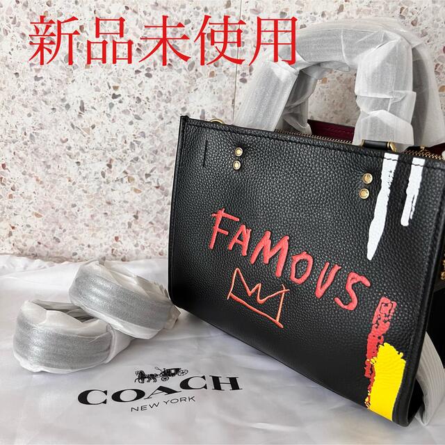 レディースコーチ　COACH バスキアコラボ 2wayハンドバッグ ショルダーバッグ