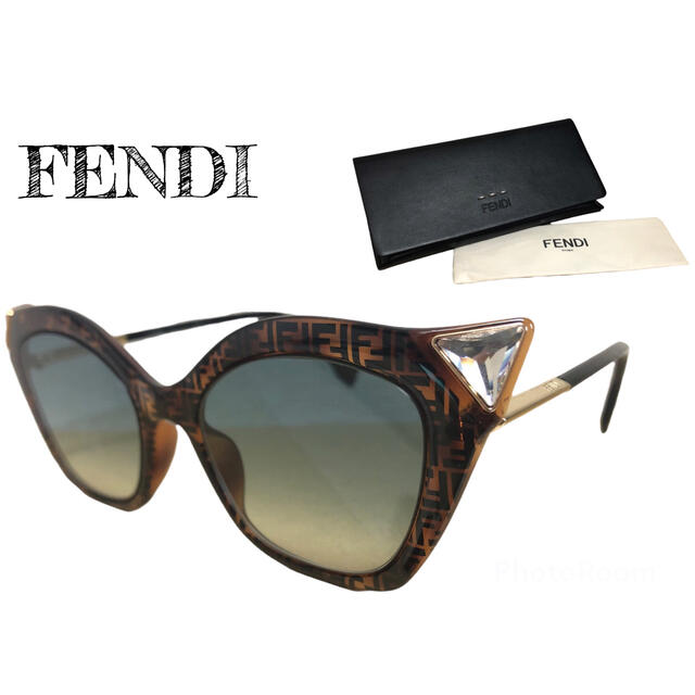 SALE】 べっ甲総柄 フェンディ 専用ケース付☆FENDI - FENDI