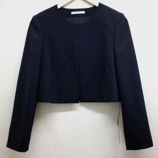 フォクシー(FOXEY)のFOXEY N.Y. ジャケット プティラセレモニー ネイビー 40size(ノーカラージャケット)