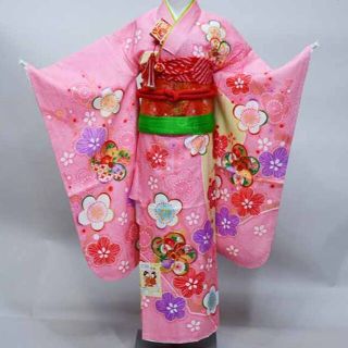 ☆七歳祝着(正絹)箱せこ、しごき、サービス- ☆七歳祝着(正絹)箱せこ、しごき、サービス-