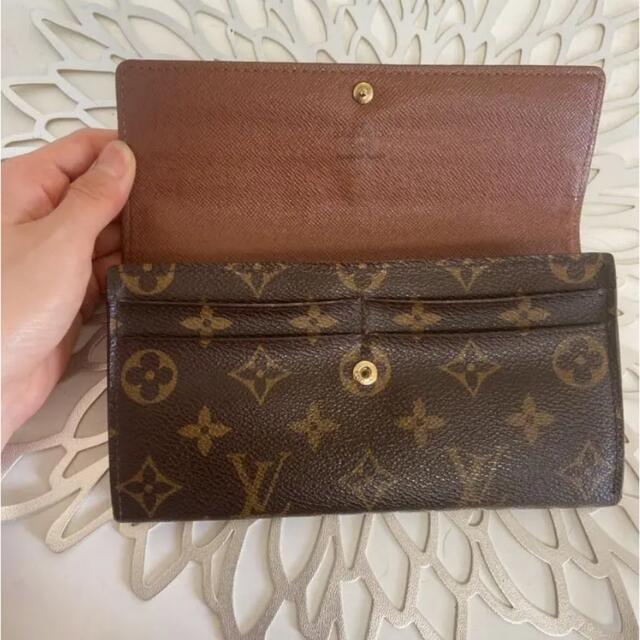 LOUIS VUITTON(ルイヴィトン)のルイヴィトン モノグラム 長財布　ブラウン　カードケース レディースのファッション小物(財布)の商品写真