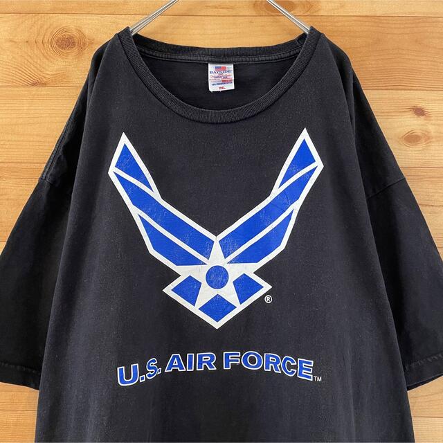 BAY SIDE(ベイサイド)の【BAYSIDE】USA製 AIR FORCE Tシャツ XXL US古着 メンズのトップス(Tシャツ/カットソー(半袖/袖なし))の商品写真