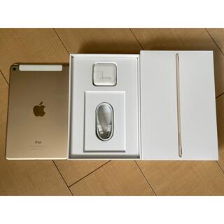 アップル(Apple)のiPad mini4 セルラーsimフリー128Gゴールド(タブレット)