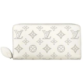 ヴィトン(LOUIS VUITTON) マヒナ 財布(レディース)(ホワイト/白色系