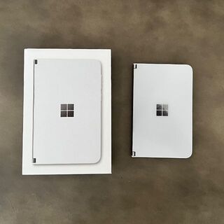 マイクロソフト(Microsoft)の【送料込美品】Microsoft Surface Duo 256GB SIMフリ(スマートフォン本体)
