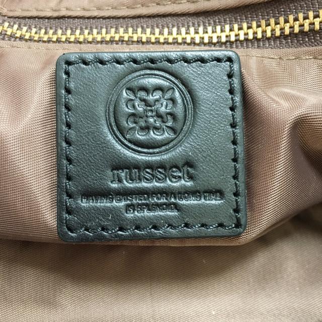 Russet(ラシット)のrusset(ラシット) ハンドバッグ 黒×グレー レディースのバッグ(ハンドバッグ)の商品写真