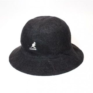 J207 KANGOL カンゴール ワンポイント フリース バケット ハット(その他)