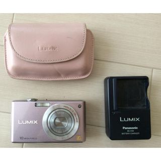 パナソニック(Panasonic)のLUMIX デジカメ DMC-FX37 専用ケース付(コンパクトデジタルカメラ)