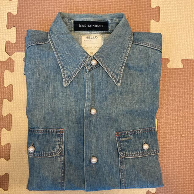 専用】マディソンブルー MADISONBLUE パールボタンシャツ 伊勢丹限定-
