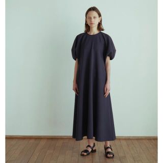 クラネ(CLANE)のCLANE/LANTERN SLEEVE FLARE ONE PIECE(ロングワンピース/マキシワンピース)