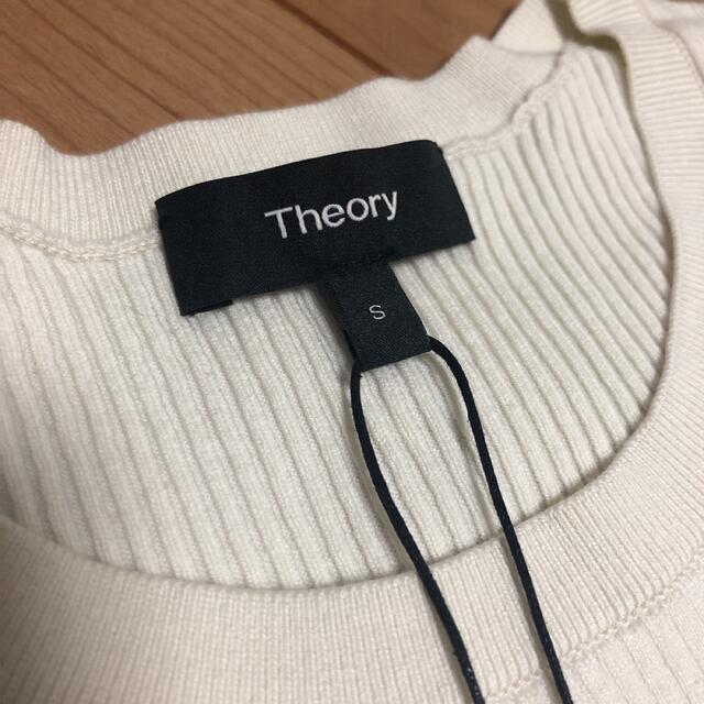 theory(セオリー)のセオリー　theory　ニットカットソー　S　オフ白 レディースのトップス(カットソー(長袖/七分))の商品写真