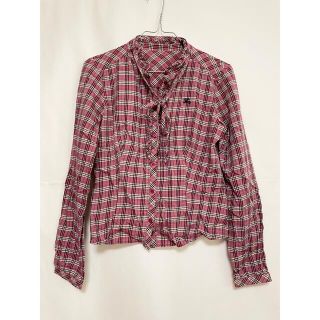 バーバリーブルーレーベル(BURBERRY BLUE LABEL)のBURBERRY チェック柄 長袖 ブラウス(シャツ/ブラウス(長袖/七分))