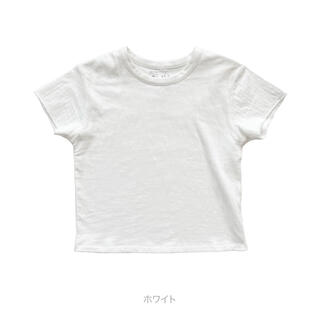 シールームリン(SeaRoomlynn)のsearoomlynn C/2FACE サークルネックTシャツ 白(Tシャツ(半袖/袖なし))