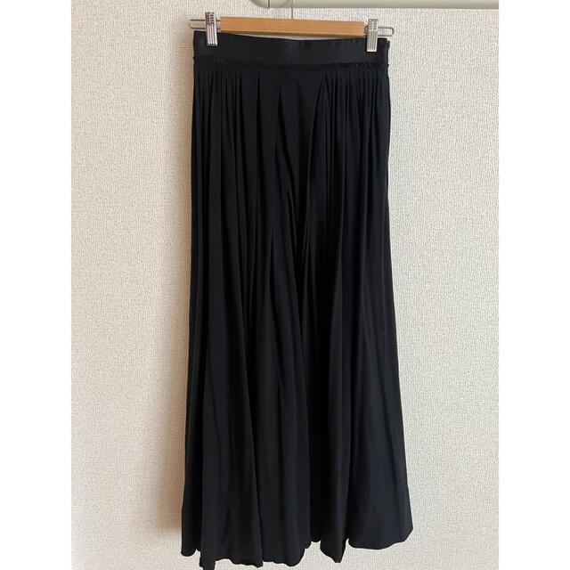 ATON(エイトン)のATON ピンタックロングスカート レディースのスカート(ロングスカート)の商品写真