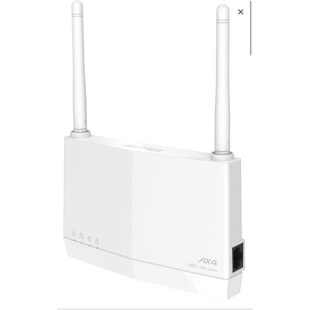 Buffalo(バッファロー)のバッファローwifi無線LAN中継機WEX-1800AX4EA/N スマホ/家電/カメラのPC/タブレット(PC周辺機器)の商品写真