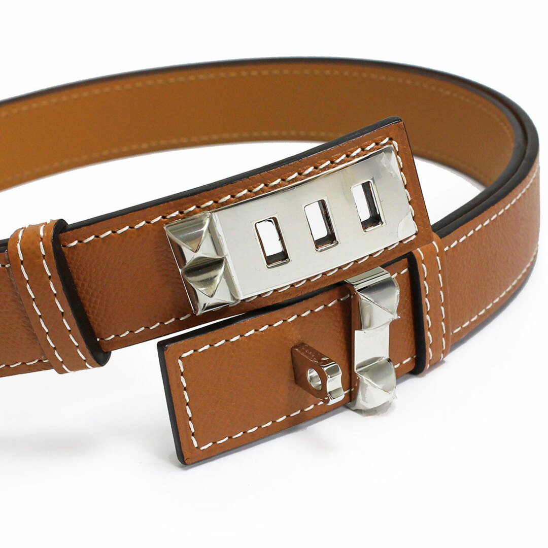 Hermes - エルメス コリエ ド シアン 24 ベルト ゴールド ブラウン