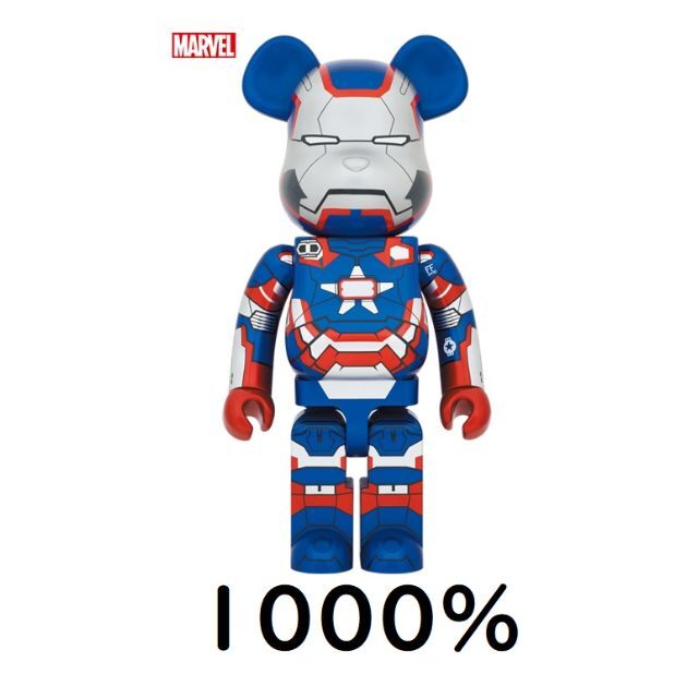 熱い販売 BE@RBRICK - TOY MEDICOM IRON 1000% PATRIOT その他