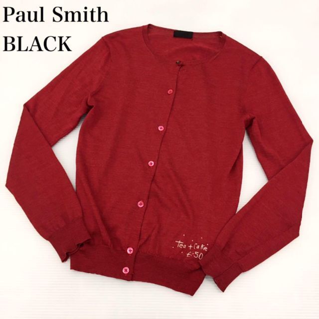 Paul Smith BLACK カーディガン シルクブレンド レディース Mトップス