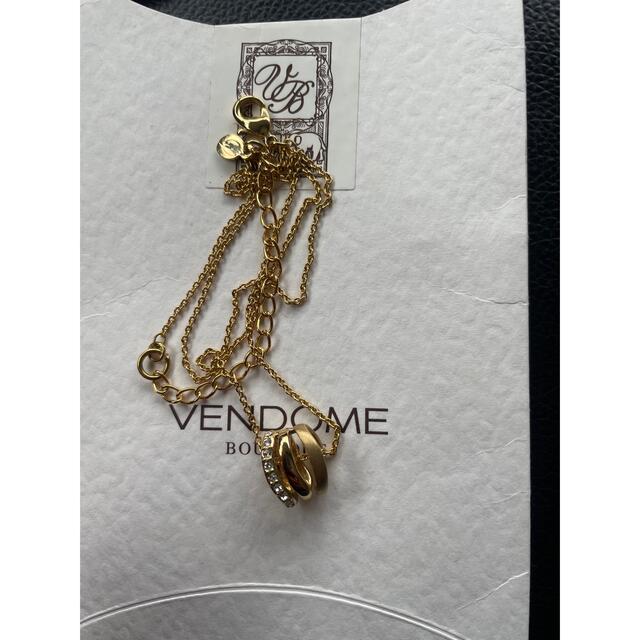 VENDOME マットゴールドカラー メタルペンダント