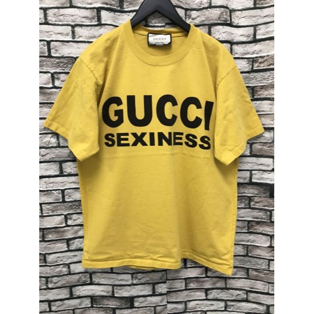 美品 グッチ 半袖 Tシャツ sexiness 白 M〜L相当 オーバーサイズ | www