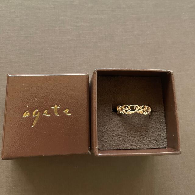 agete(アガット)のアガット  K10リング レディースのアクセサリー(リング(指輪))の商品写真