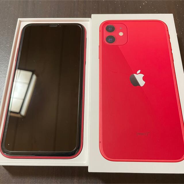 スマートフォン本体iPhone 11 PRODUCT RED 128GB docomo