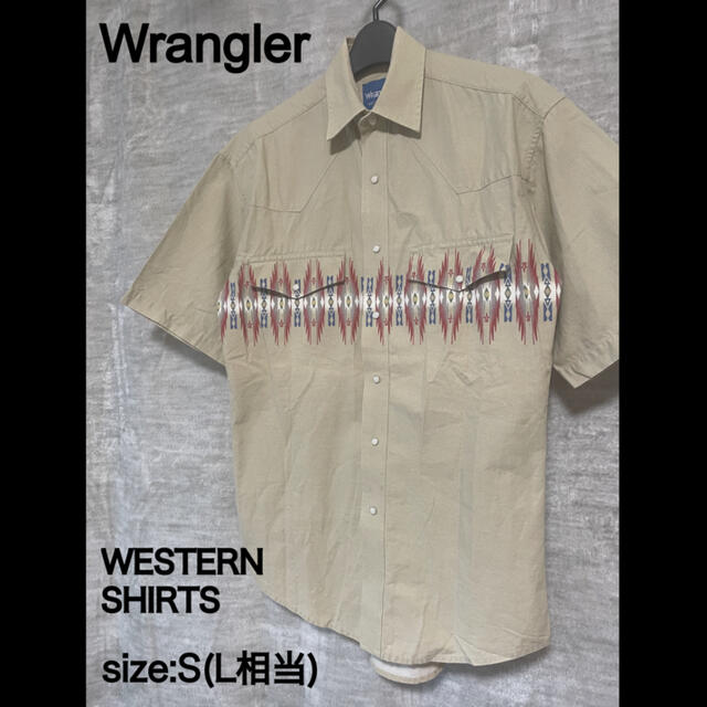 Wrangler(ラングラー)のWrangler/ラングラー ウエスタン半袖シャツ サイズS(Lサイズ相当) メンズのトップス(シャツ)の商品写真