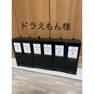 サントリー(サントリー)のマッカラン18年　　新品　6本(ウイスキー)