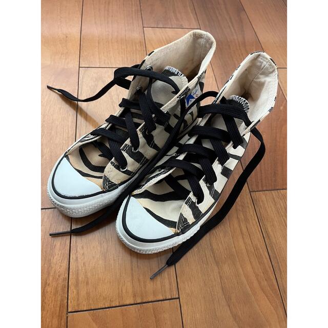 CONVERSE(コンバース)のCONVERSE ALL STAR ゼブラ スニーカー　ビンテージコンバース キッズ/ベビー/マタニティのキッズ靴/シューズ(15cm~)(スニーカー)の商品写真