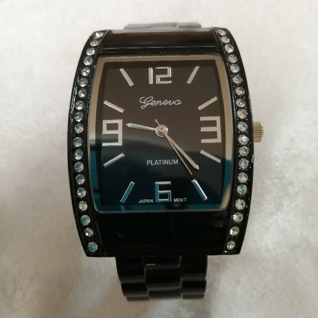 電池交換済み　レディース　カジュアル　ウォッチ　腕時計　geneva レディースのファッション小物(腕時計)の商品写真