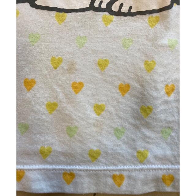 GU(ジーユー)のジーユー gu スヌーピー半袖パジャマ キッズ/ベビー/マタニティのキッズ服女の子用(90cm~)(パジャマ)の商品写真
