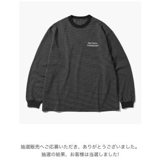 ワンエルディーケーセレクト(1LDK SELECT)のENNOY L/S Border T-Shirt  黒 新品 サイズXL(Tシャツ/カットソー(七分/長袖))