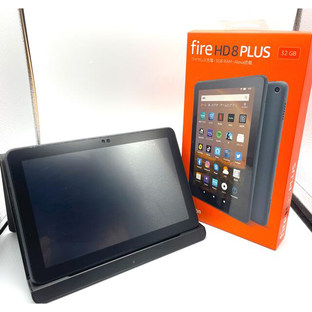 ANDROID(アンドロイド)のKindle fire HD 8 Plus  純正ワイヤレススタンド付き スマホ/家電/カメラのPC/タブレット(タブレット)の商品写真