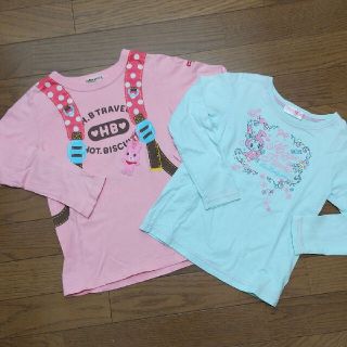 ホットビスケッツ(HOT BISCUITS)の【 ホットビスケッツ& メゾピアノ】 長袖 T シャツ120 CM(Tシャツ/カットソー)