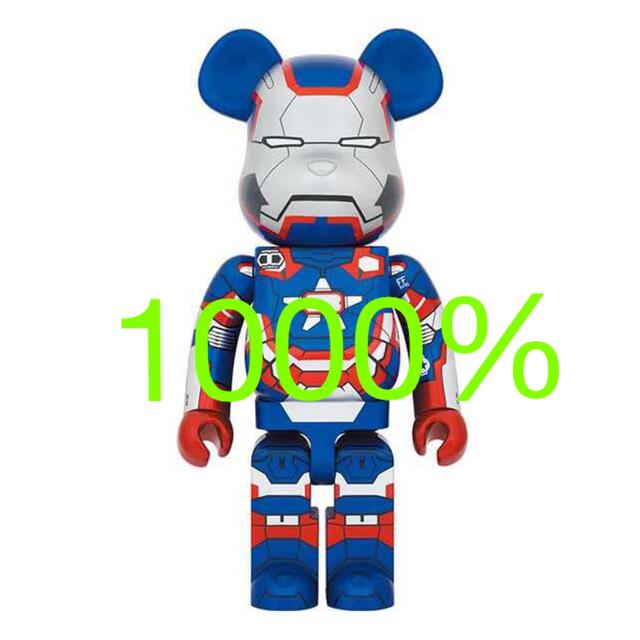 【新品未使用】BE@RBRICK IRON PATRIOT 1000％