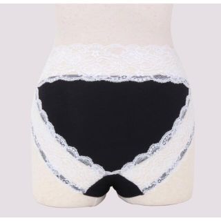 【新品】ホワイトブラック M グラントイーワンズ レーシーショーツ
