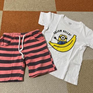 ユニクロ(UNIQLO)のTシャツ　ズボンセット(Tシャツ/カットソー)