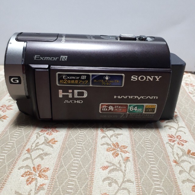 予備バッテリー付き SONY ビデオカメラ-
