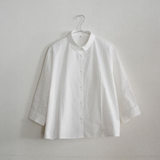 ムジルシリョウヒン(MUJI (無印良品))の無印良品　one size  インド綿高密度織りワイドシャツ(シャツ/ブラウス(長袖/七分))