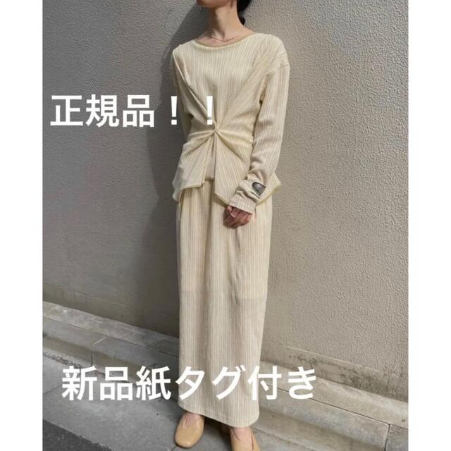 CLANE(クラネ)のクラネ正規品！新品タグ付★COTTON CREPE TUCK ONE PIECE レディースのワンピース(ロングワンピース/マキシワンピース)の商品写真