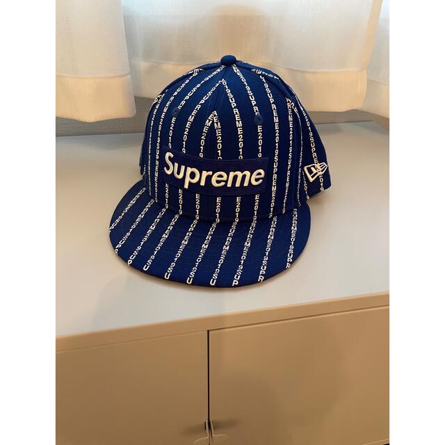 supreme new era 2019 ブルー 7 3/8