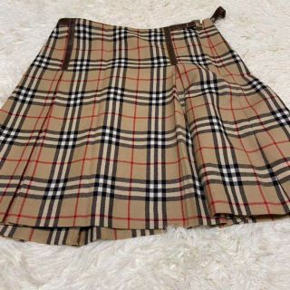 バーバリーブルーレーベル(BURBERRY BLUE LABEL)の☆美品☆Burberry  スカート　プリーツスカート　ノバチェック(ひざ丈スカート)