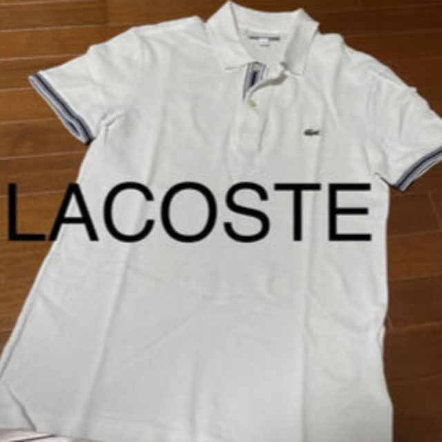 LACOSTE   ◇ラコステ◇ ポロシャツ メンズ 白 XSの通販 by