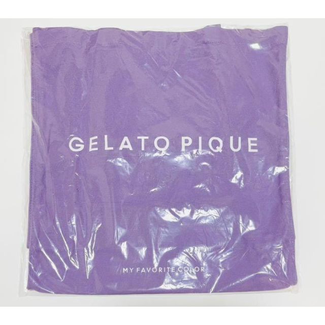 gelato pique(ジェラートピケ)の【新品】gelato pique ジェラートピケ ホビートートバッグ*パープル レディースのバッグ(トートバッグ)の商品写真