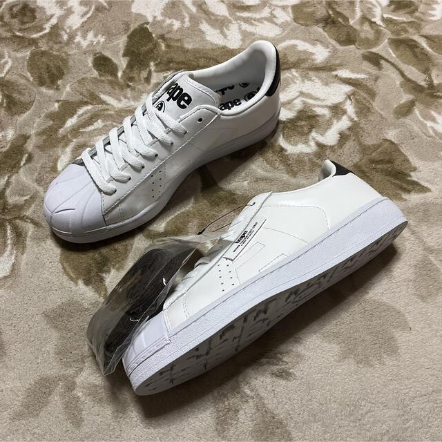 APE BAPE KAWS STA SK8 スカルスタ 26.5cm 白 - スニーカー